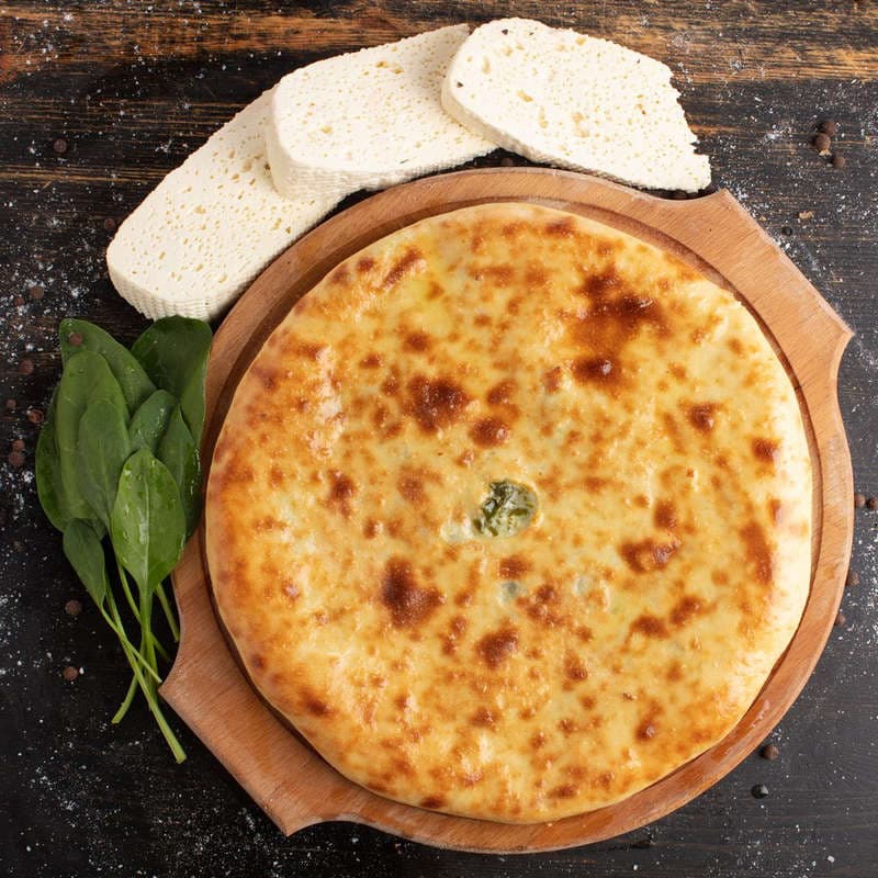 Пирог с сыром и шпинатом